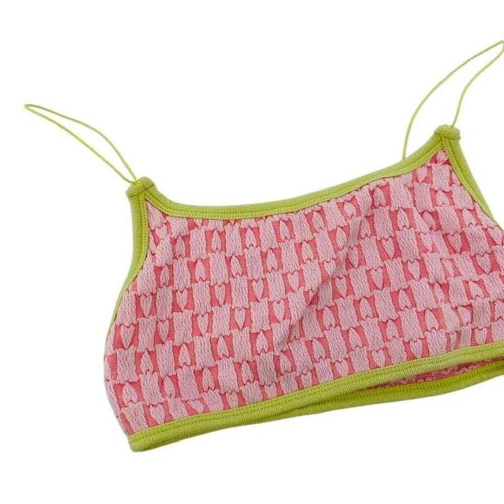 Urban Outfitters pink‎ green M/L Cami Bra